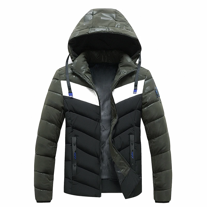 Men's Coats Casual Parkas Coat Mountaineering Motorcycle Jacket Clothing Winter Man Fashionable Camping Windproof Heating Male