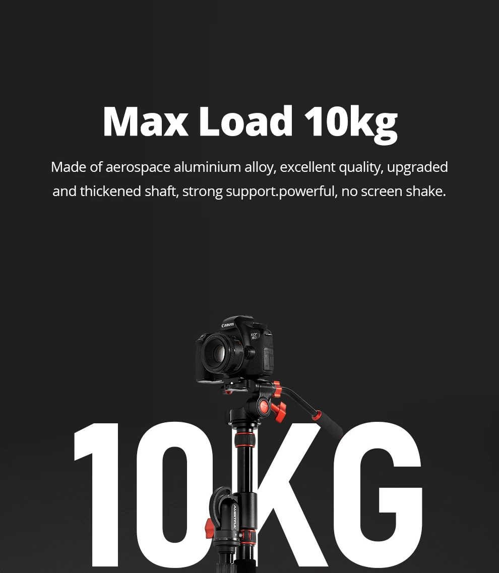 GM104 106cm Aluminium Alloy Tripod Extended Crossbar Adjusted Multi-Angle Shooti