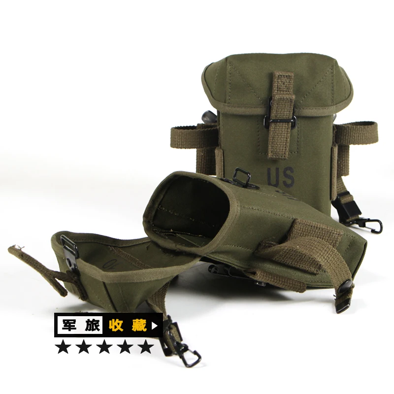 M1956 장비 M14 탄창 가방 OD 캔버스 걸이형 가방
