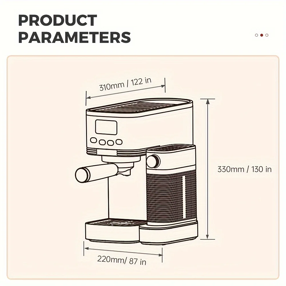 hibrew home coffee machineItalian Espresso Self-Cleaning Function For Home Office Use machine coffee돌체라떼 6