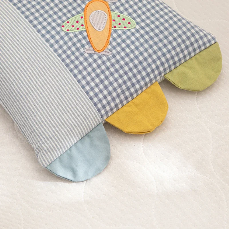 Cartoon Pattern Children's Pillow Removable Washable Baby Pillow with Zipper Household Breathable Cotton Boys Girls Pillow 6