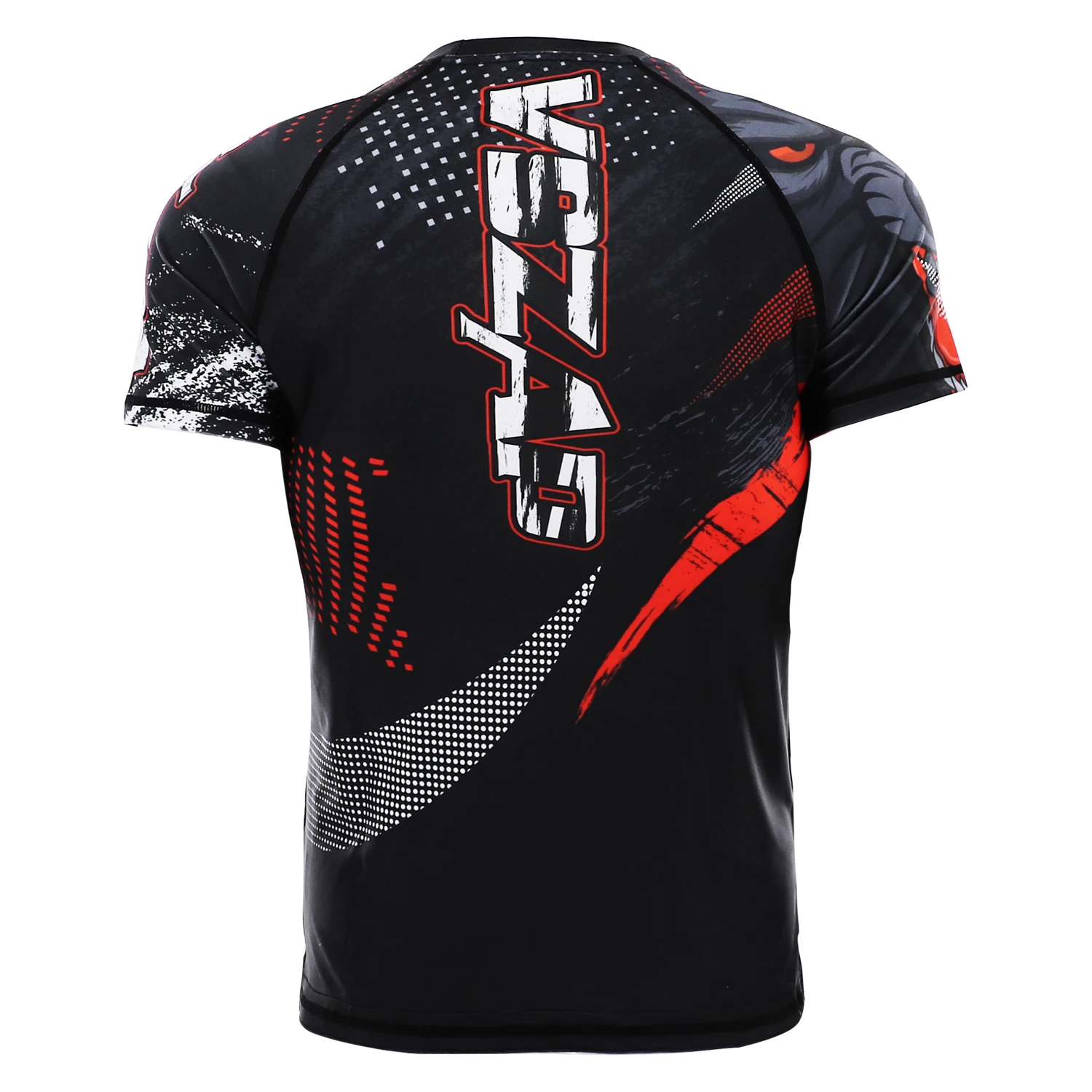 VSZAP Dark Night Quick-Drying Boxing Sport T-Shirt, Jiu-Jitsu MMA Compression Garment