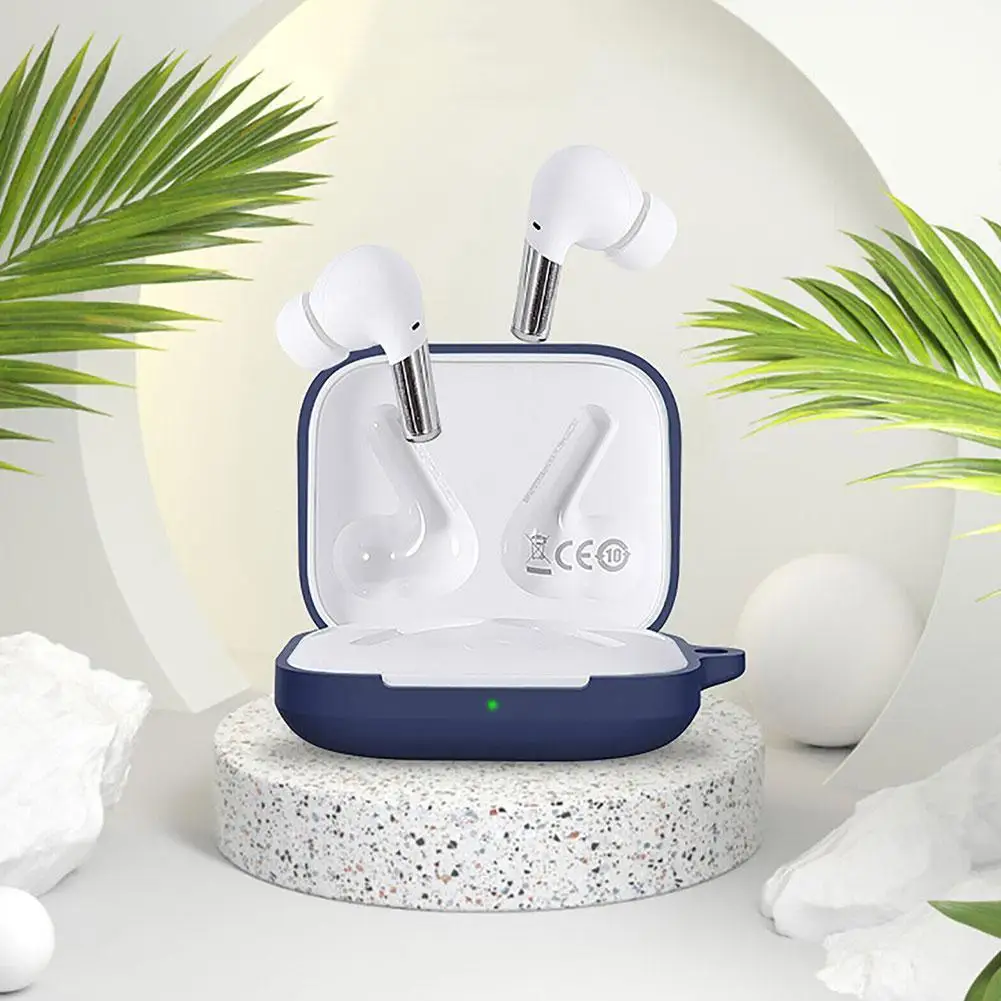 Nuova Custodia In Silicone Per Oneplus Buds Pro Auricolari Cover Protettive Per One Plus Buds Pro Custodie Per Cuffie Bluetooth Con Moschettone