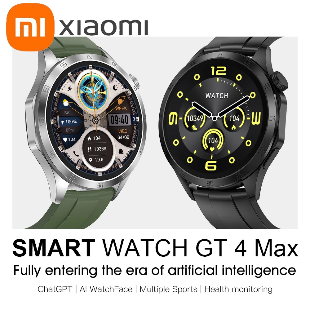 

Новинка 2024, оригинальные Смарт-часы Xiaomi GT4MAX, 1,45 дюйма, круглые Смарт-часы с Bluetooth, вызовом, спортивным отслеживанием, женские и мужские Смарт-часы с GPS