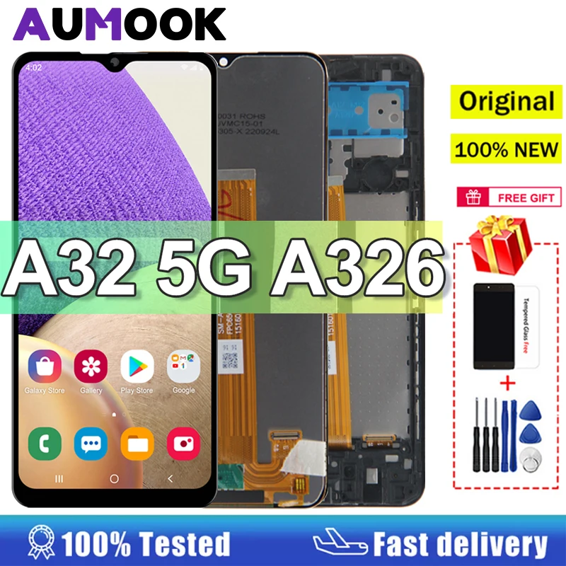 

6.5" A32 5G Display For Samsung Galaxy A32 5G LCD Display Touch Screen Assembly Replacement For Samsung A32 5G SM A326B Display