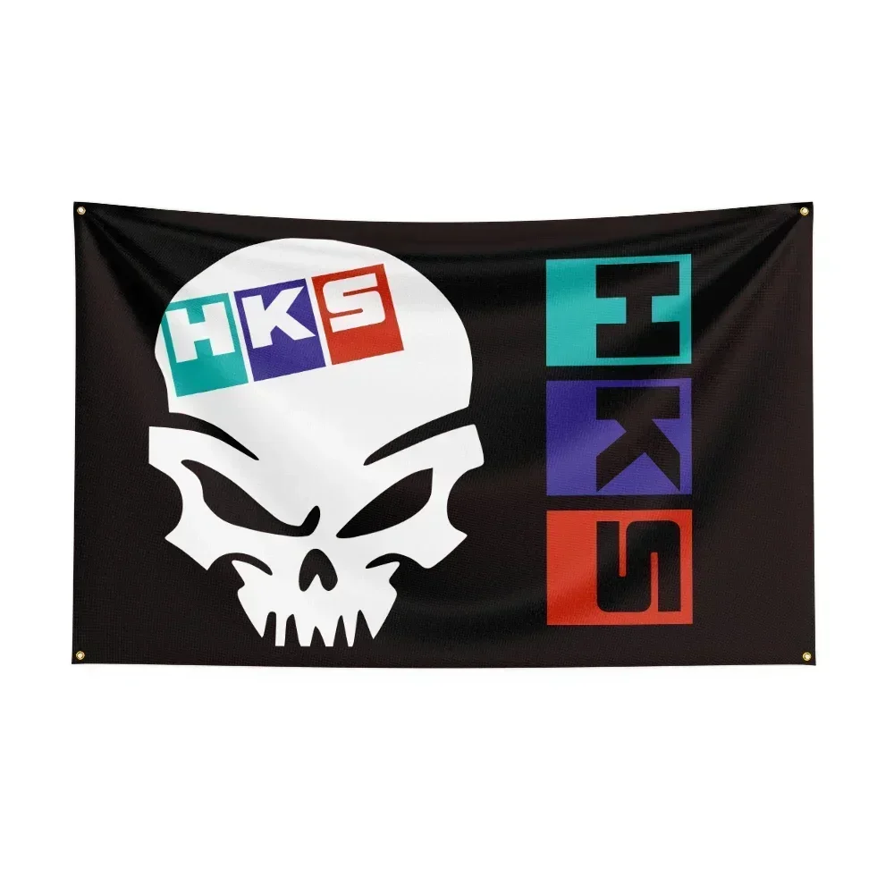 

3X5 FT HKS Flag Polyester Printed Auto Parts Banner For Decor -ft Flag Decor,flag Decoration Banner Flag Banner B