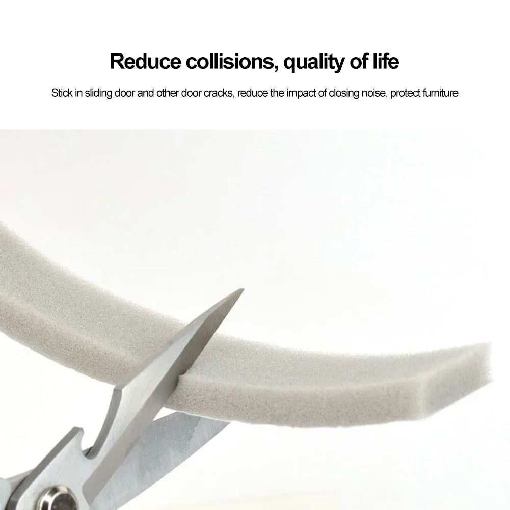 Door Seal Strip Casement Sealing Sound Insulation Windshield Dustproof Windproof Sponge Strips 1x