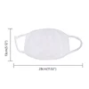 3-10Pcs 3 Layers Black White Cotton Mouth Mask Washable Reusable Elastic Anti Dust Pollution Casual Earloops Adult mask 6