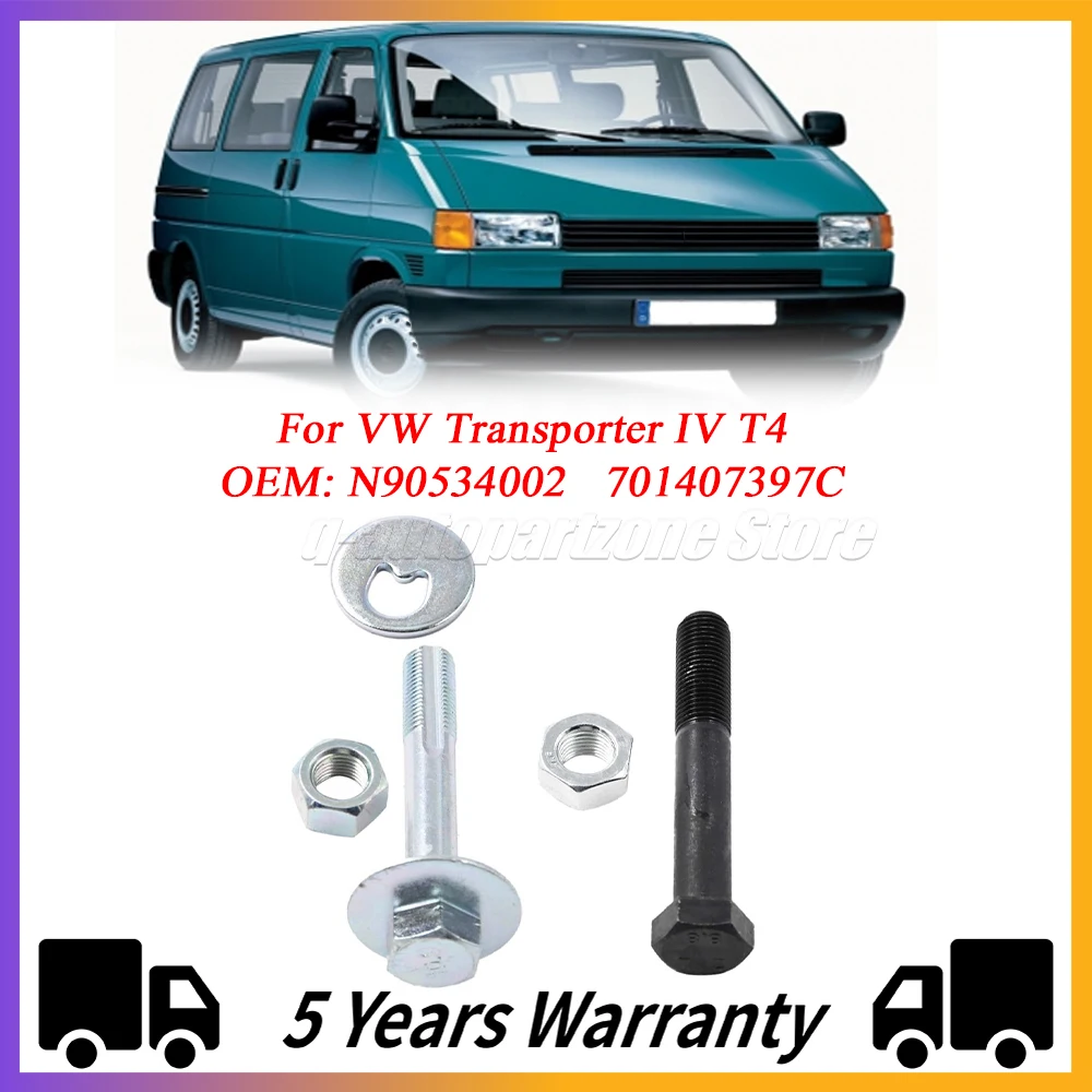 

N90534002 для VW Transporter IV T4 болты M14x1.5x90 эксцентриковый винт комплект передних wishbone 701407397C