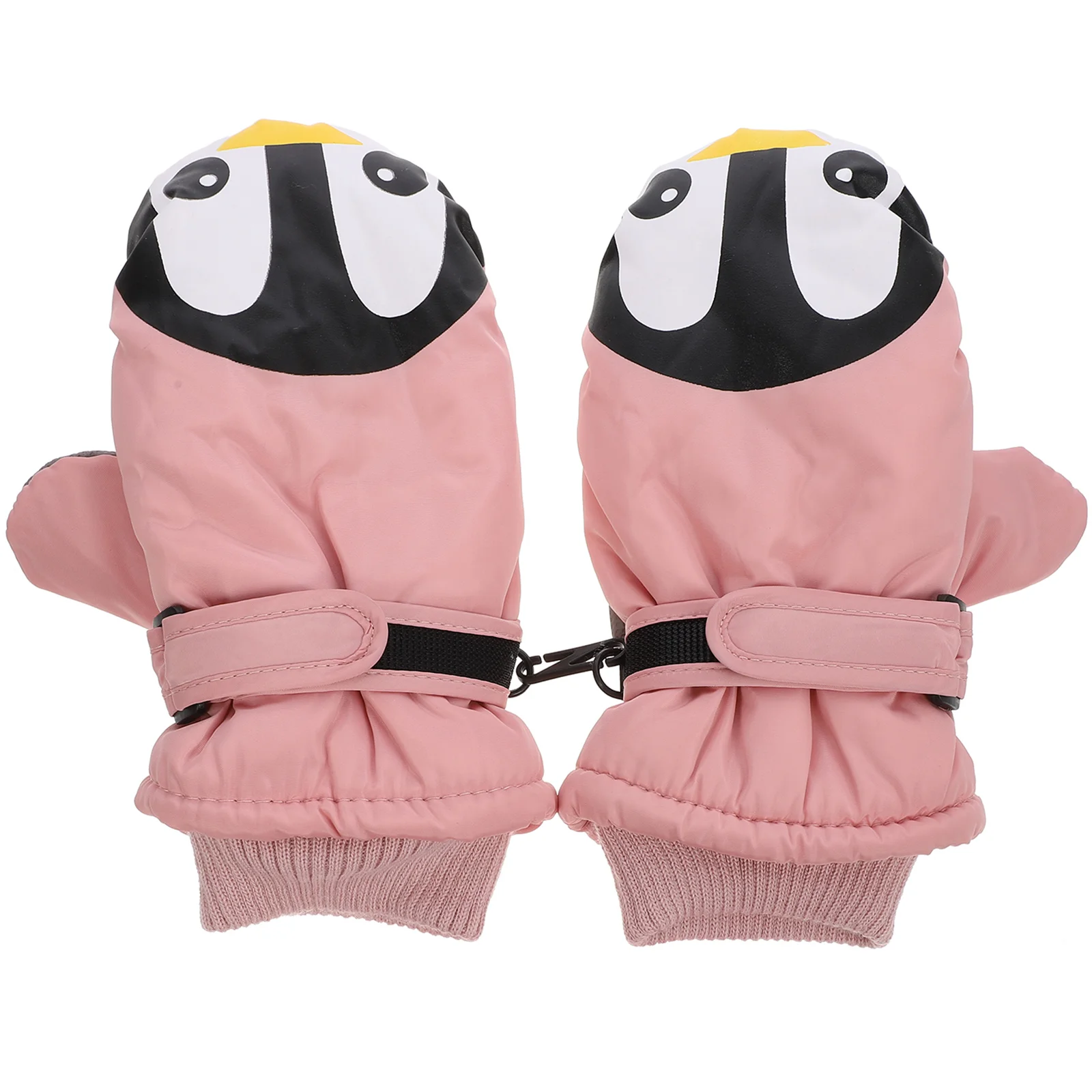 

Children's Ski Gloves Mittens Warm Winter Cartoon Kids Waterproof Girl Polyester Coral Fleece Windproof Women's