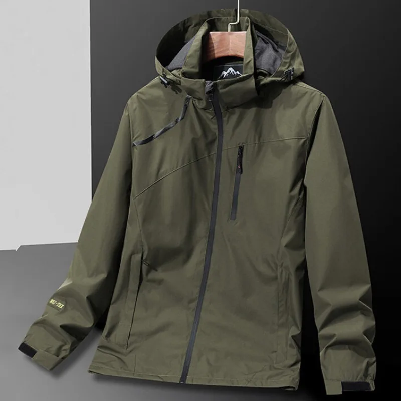 Waterproof Jacket Outdoor Windbreaker Men Coat Plus Size 45-130kg 6XL 7XL Big Size Men Clothing Jaqueta Masculina 점퍼 남자 Veste 6