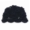 Hand-Knitted Flower Hollow Thin Cap Spring and Summer Lace Breathable Kerchief  Crochet Toe  Cotton Thread Hat Female 2