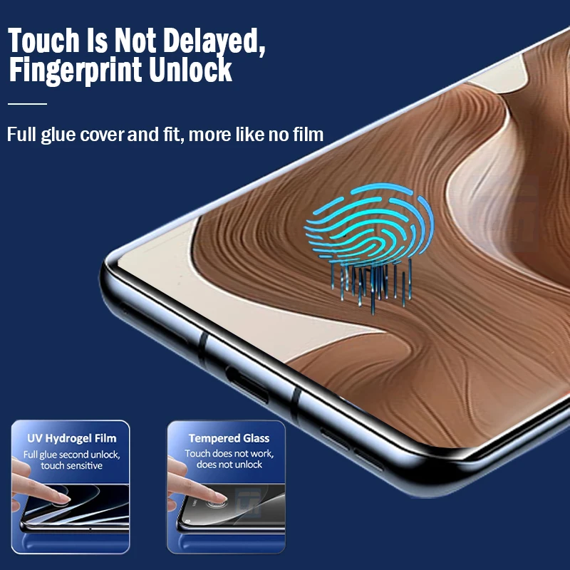 UV Light Hydrogel Film Curved Screen Protector - Premium Shield