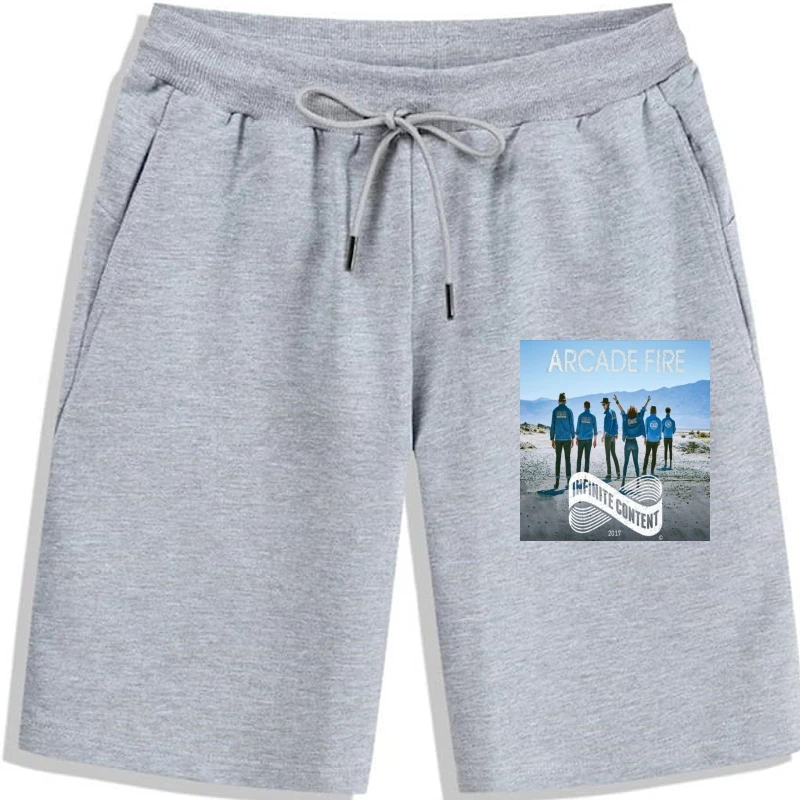 Pantaloncini Per Uomo Pantaloncini Estivi Per Il Tempo Libero Per Uomo Arcade Fire Tour 2017 Pantaloncini Da Uomo Con Data Di Tour Colore Nero Design 