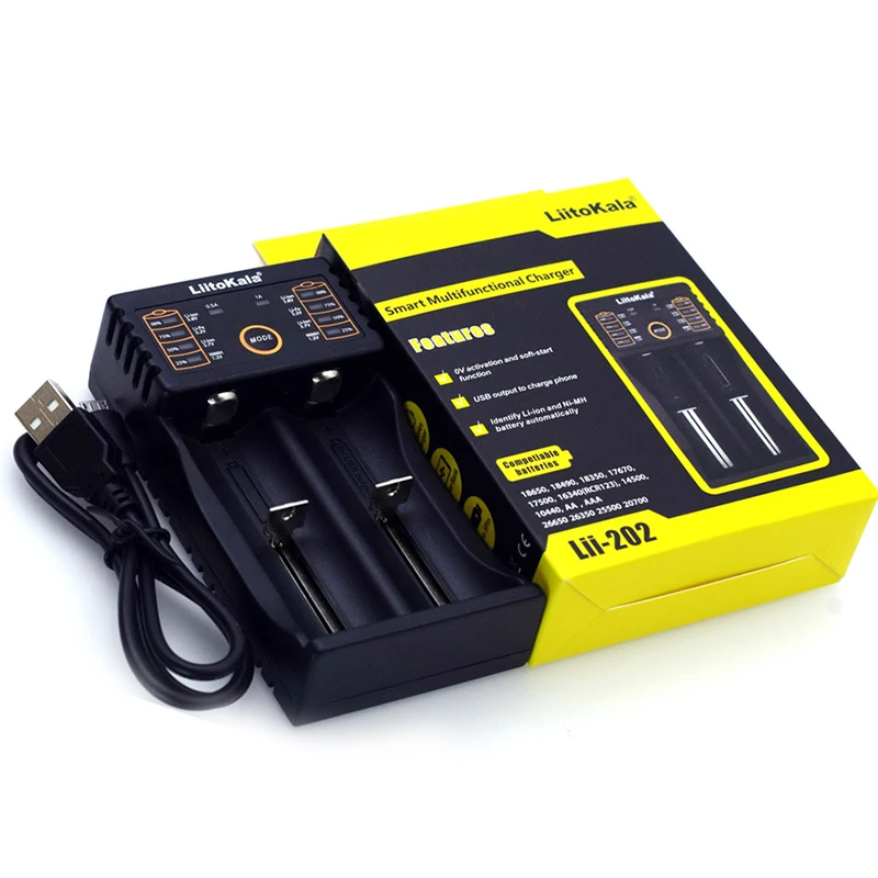 Liitokala Lii-S8 充電器　リチウムイオン電池 LiitoKala Lii-S8バッテリー充電器 18650 3 7V リチウムイオン