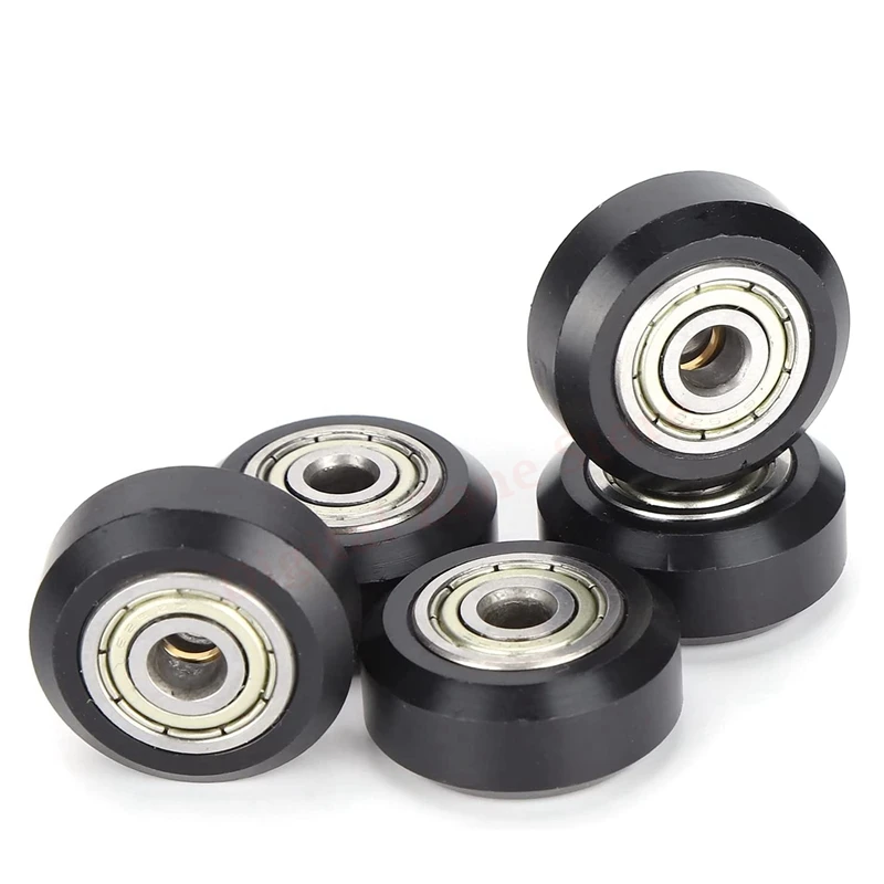 

5Pcs 3D Printer Big Plastic Pulley Wheel with Bearing POM Pulley Gear Perlin Roller for Ender 3, Ender 5, CR-10, CR-10 S Series