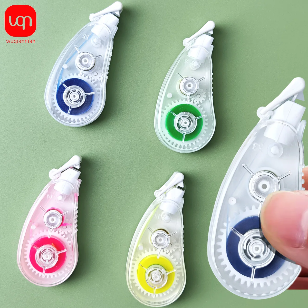 kawaii Highlighter Correction Tape Cute Multi Labeling Marking Masking Tape Erasable Marker Silky for School Office