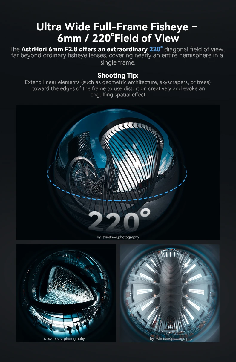 AstrHori Vollformat 6mm F2.8 Zirkuläres Fisheye-Kameraobjektiv für Kreative Sternenhimmel- und Landschaftsfotografie mit Sony E Z RF L-Mount – Detail 7