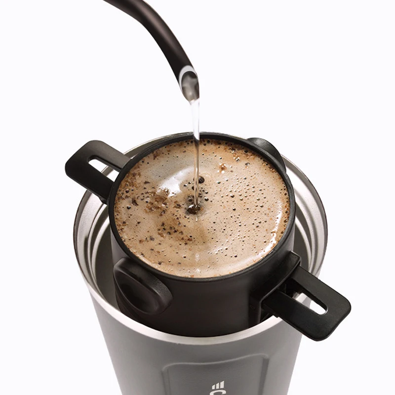 Coffee Filter Portable Foldable Stainless Steel Drip Coffee Tea Holder Easy Clean Reusable Paperless Pour Over Dripper