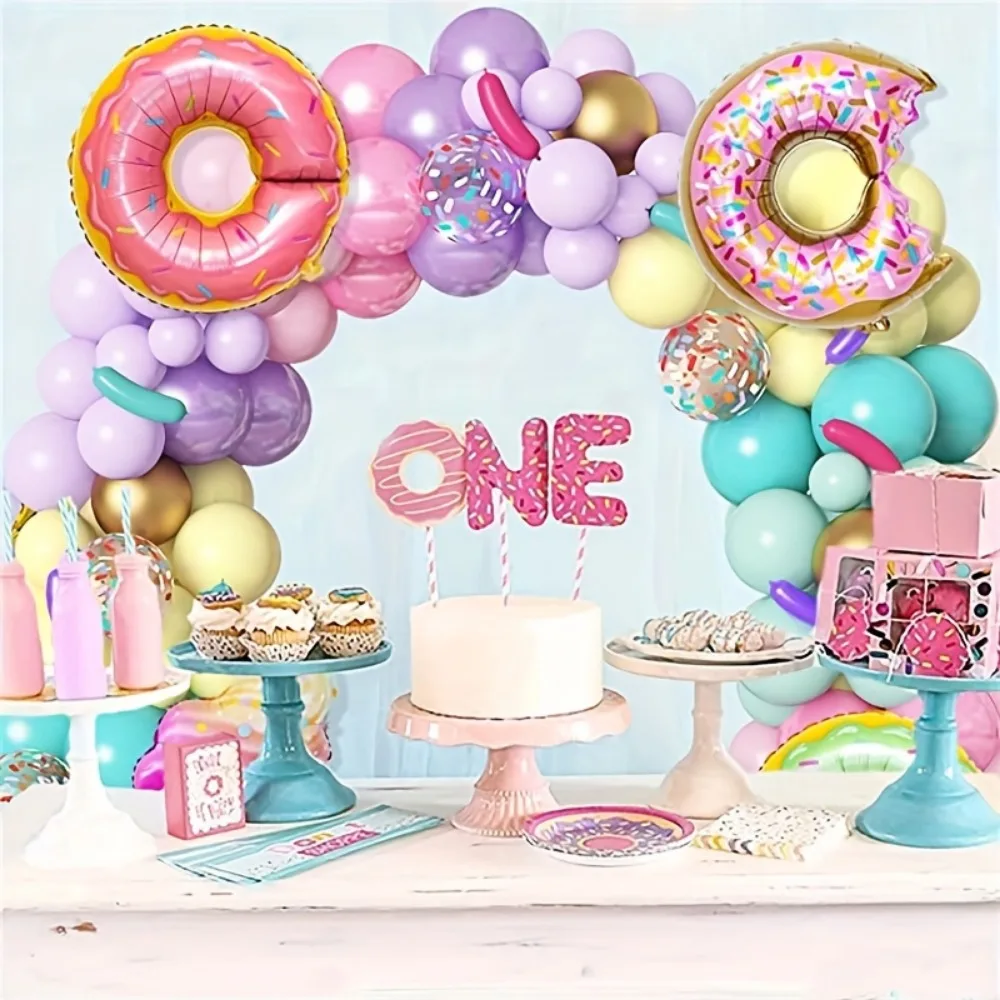 8 Palloncini A Forma Di Gelato, Ciambella E Caramelle – Decorazioni Per Feste A Tema Dolci