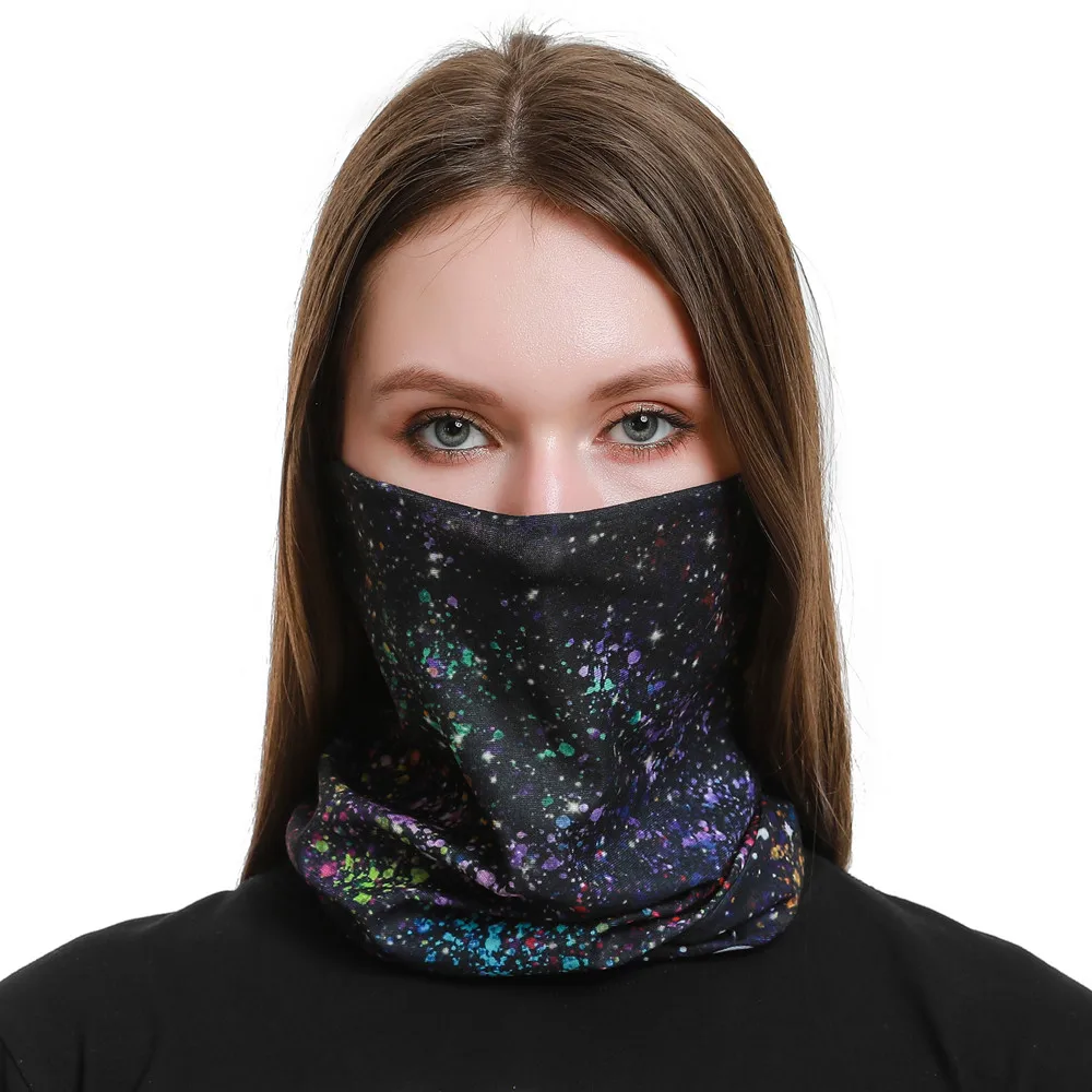 Galaxie Design nahtlose Bandanas für Frau Mann Sport Heabands Radfahren Sturmhaube weibliche männliche Hals Gamasche deporte Gesichts maske – Detail 24