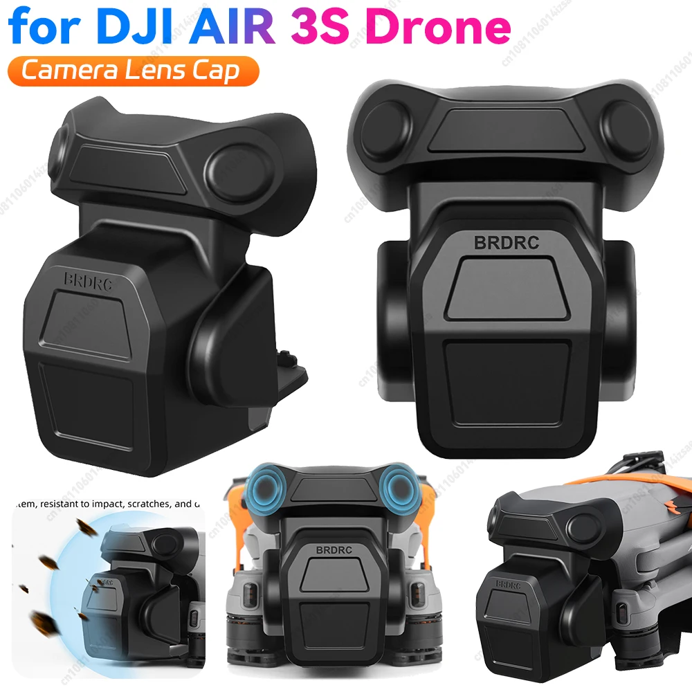 Gimbal Protector Guard For DJI Air 3S Drone Anti-collision Camera Lens Cap Cover Dustproof Lens Protector Hood Drone Accessories
