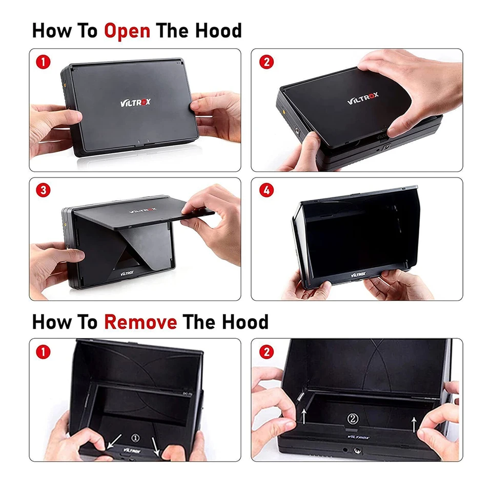 Viltrox-モニター,DC-70 ii,4k,7インチ,hdmi,av画面,ビデオカメラ