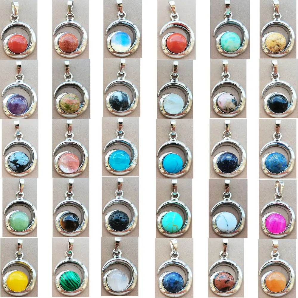 Unakite Avventurina Goldstone Opal Amazzonite Corniola Howlite Malachite Occhio Di Tigre Lapislazzuli Art Ciondolo Bead Wb1197