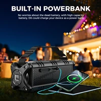 W-KING Bluetooth Speaker, 90W Peak 50W RMS IPX6 Waterproof Loud Speakers Bluetooth Wireless, Large Outdoor Portable Speaker - Image 4