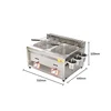 Commercial Gas Fryer Gas Fryer Energy Saving Double Cylinder Fryer Stainless Steel French Fries Fryer 1