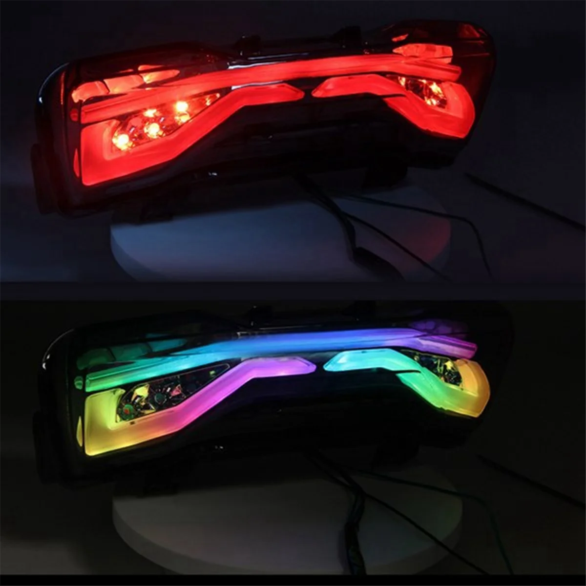 

Motorcycle Tail Light Marquee LED Brake Lamp Blinker Turn Signal for Honda ADV 150 2019 2020