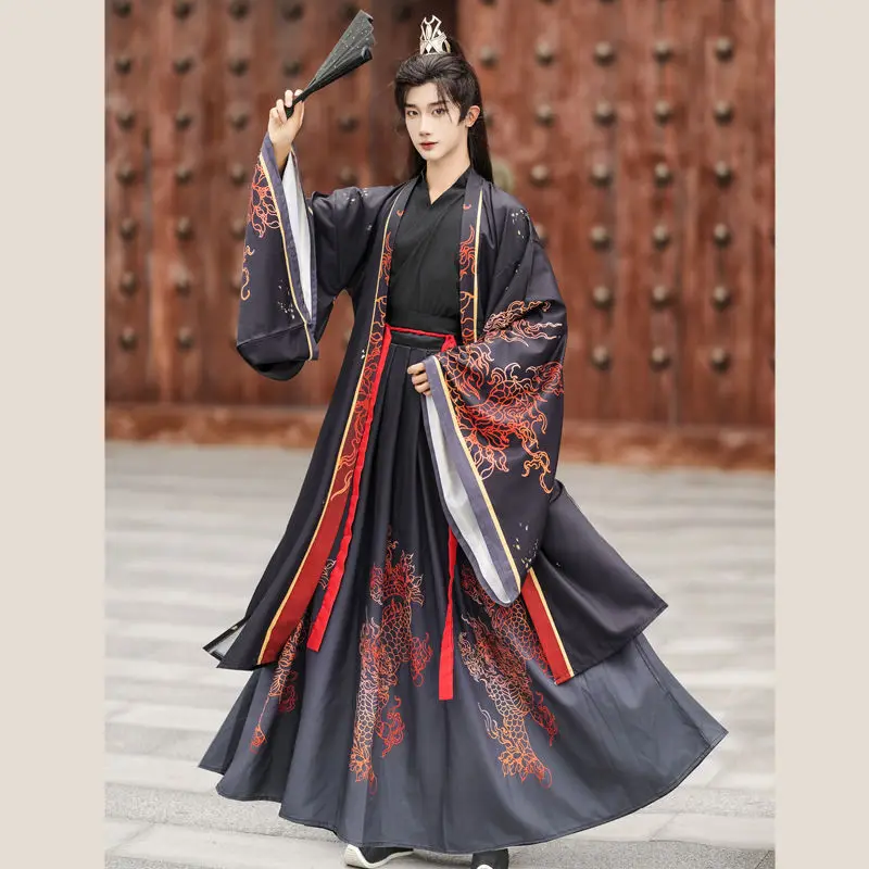 red and black chinese dress Burning Night