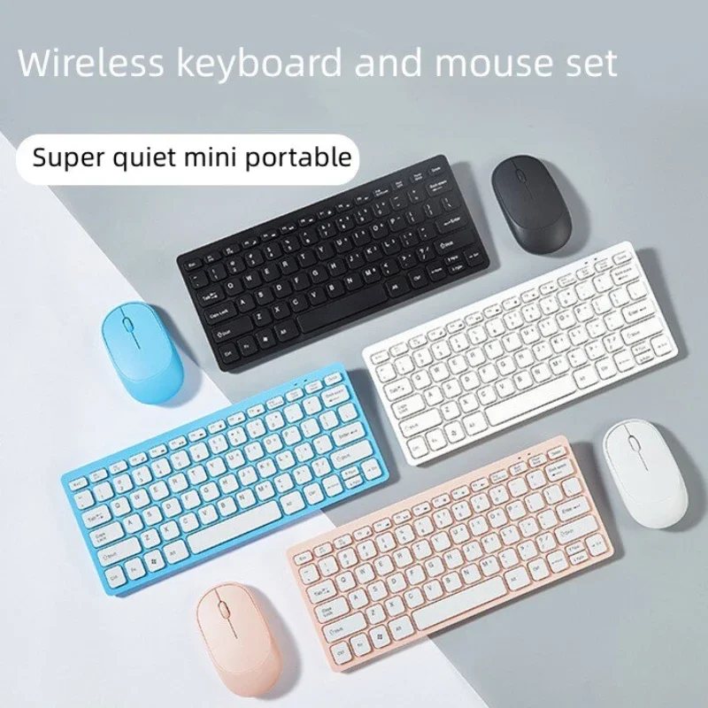 2.4G Wireless Keyboard And Mouse Protable Mini Keyboard Mouse Combo Set Per Notebook Laptop Mac Desktop Pc Computer Smart Tv Ps4