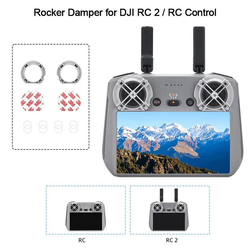 Per Dji Mini 4 Pro/Air 3 Rc2 Control Rocker Damper Joystick Staffa Fissa Per Dji Mini 3 Pro /Mini 3 Rc Remote Drone Accessorio