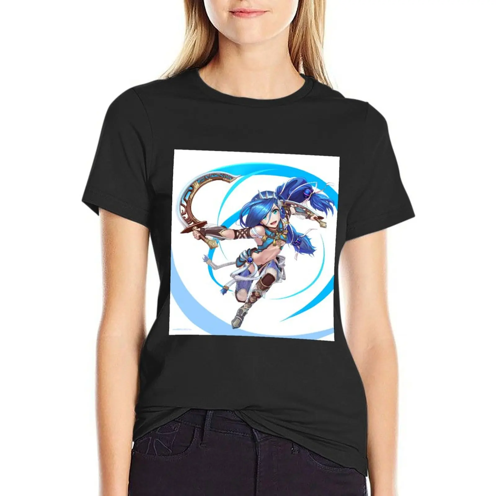 

Dana T-Shirt oversized summer top tees rock and roll t shirts for Women