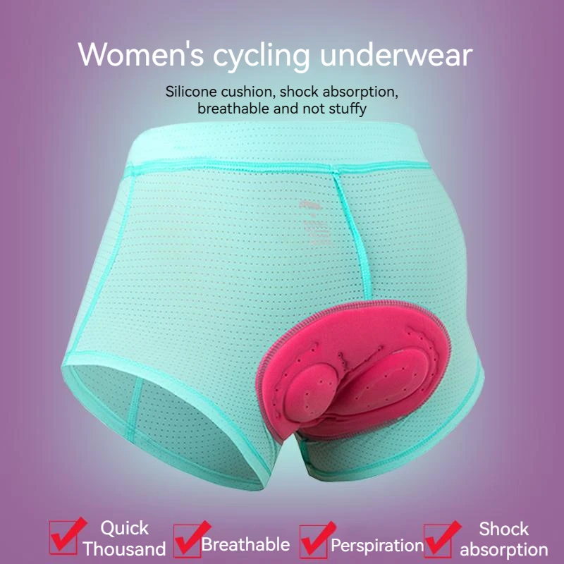 JEPOZRA Women's Gel 3D Padded Cycling Shorts Comfortable Underwear Compression Tights Bike Underpant Road Bicycle cycling shorts