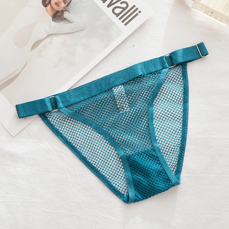 Transparent Mesh Panties Women Underwear Ultra-thin Female Hollow