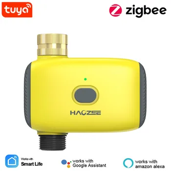 Tuya Smart Zigbee Watering Timer Sprinkler Drip Irrigation System Controller Brass Inlet Support Home Assistant Zigbee2mqtt 1
