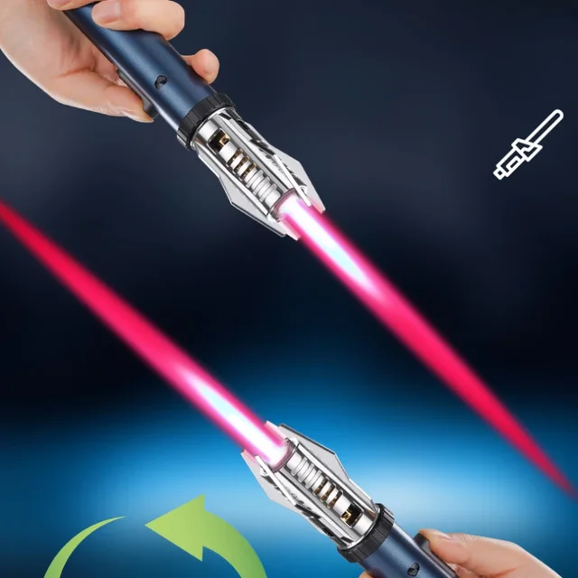 2023 Lightsaber Butane Gas Lighter 360° Use Metal Outdoor
