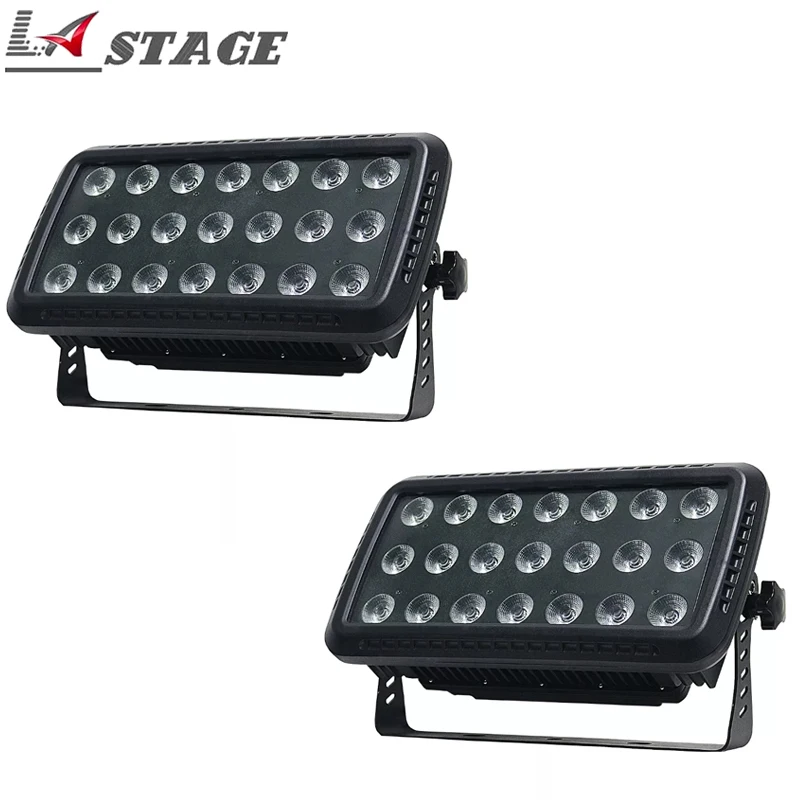 

Водонепроницаемый светодиодный настенный светильник DMX512, уличное сценическое освещение для моста, деревьев, 2 шт./лот, 21x10 Вт, RGBW, 4 в 1
