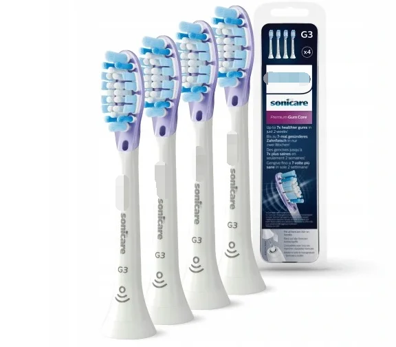 Replacement Toothbrush Heads 4 Pack for Philips Sonicare G3