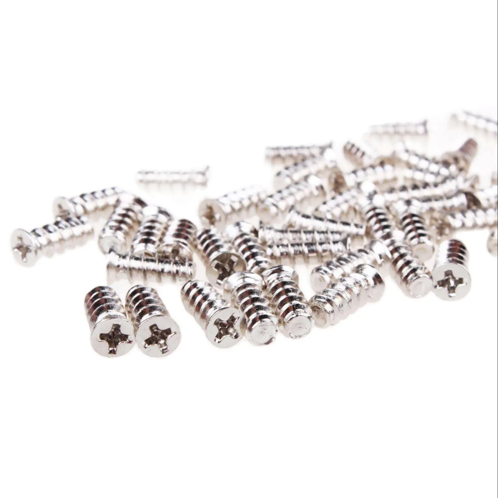 M5*15mm Nickel Plated/Black Zinc Plated Flat Head Self Tapping CPU