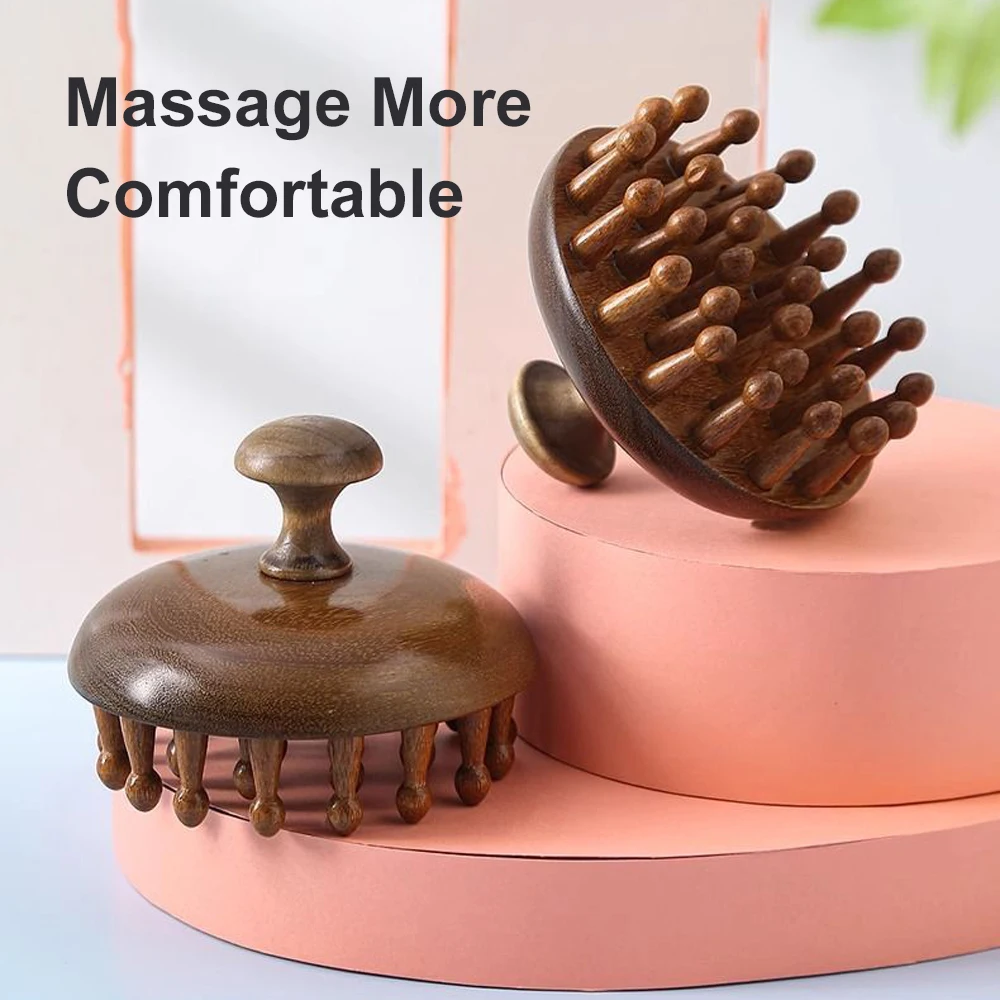  Sandalwood Meridian Healing Therapy Comb