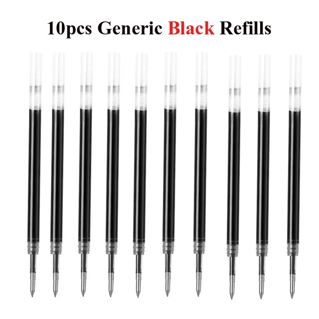 10 black refills