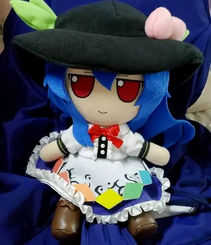 COYOUNG Store Anime TouHou Project Cosplay Hinanawi Tenshi Fumo 22cm Cute Cartoon Plush Doll Birthday Present Gifts plush toy plush doll