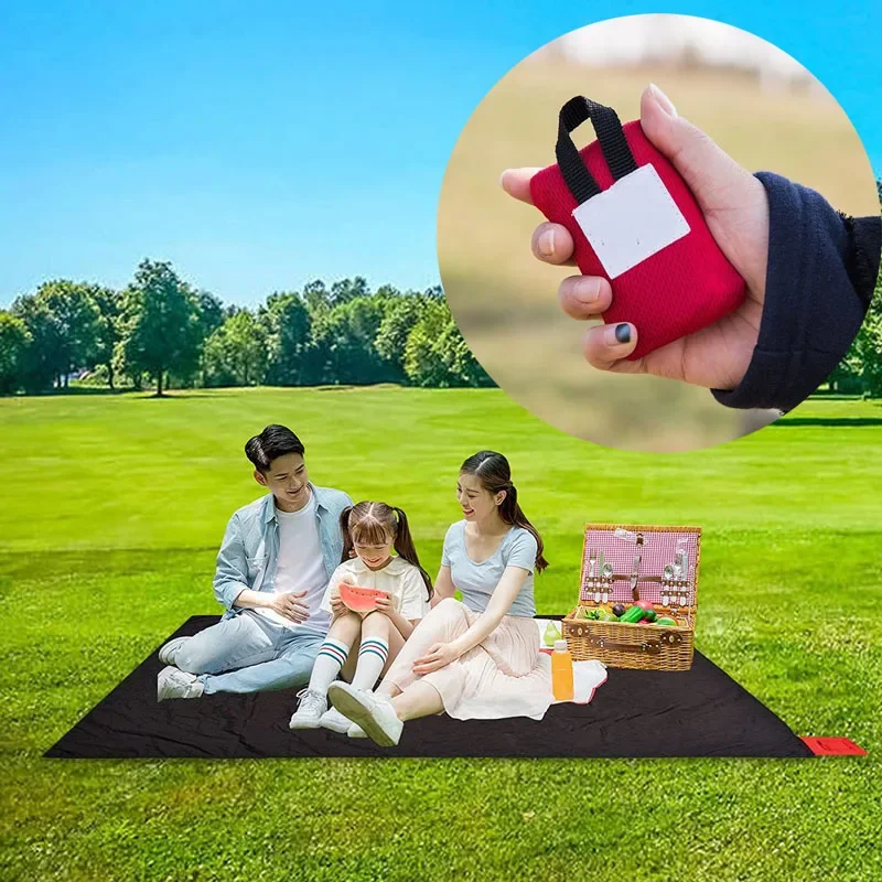

Mini Portable Beach Mat Ultralight Foldable Picnic Blanket Outdoor Waterproof Pocket Blanket Camping Hiking Accessories
