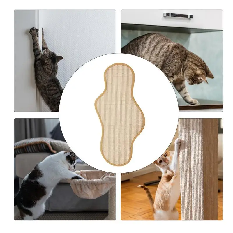 벽 고양이 스크래처 카펫 매트 패드 교체, 쉬운 사용, 두꺼운 고양이 스크래처 카펫, 실내 고양이 새끼 고양이 가구용