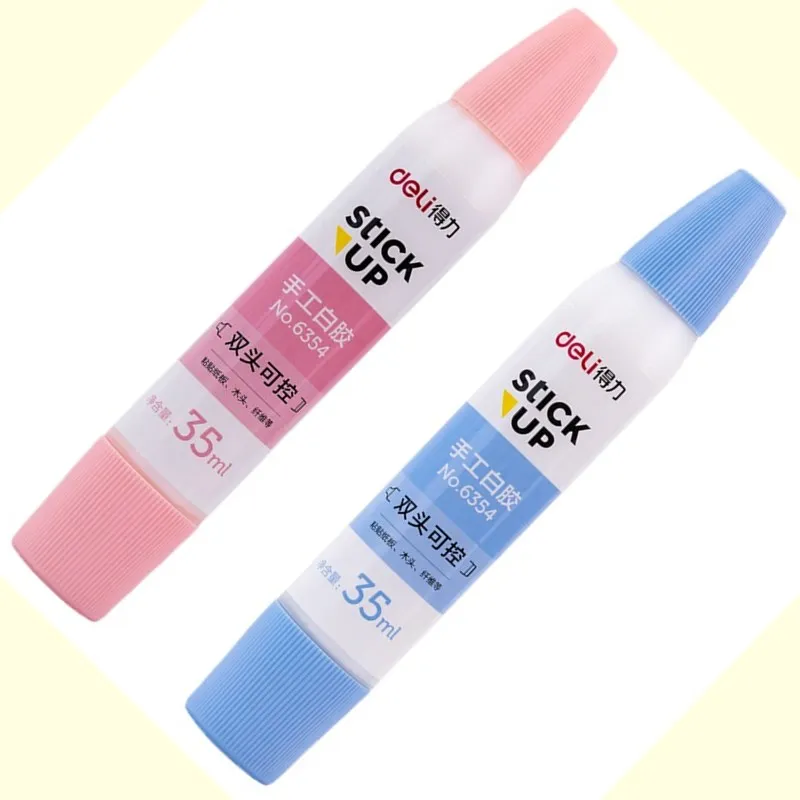 

Deli 35ml White Glue Liquid Adhesive Safety Non-Toxic Child Student Stationery School Office Supply Making Paper Crafts Tool