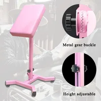Support de bras pour tatouage avec coussin en cuir, pliable, réglable en hauteur et inclinaison, support de main robuste pour tatouage 3