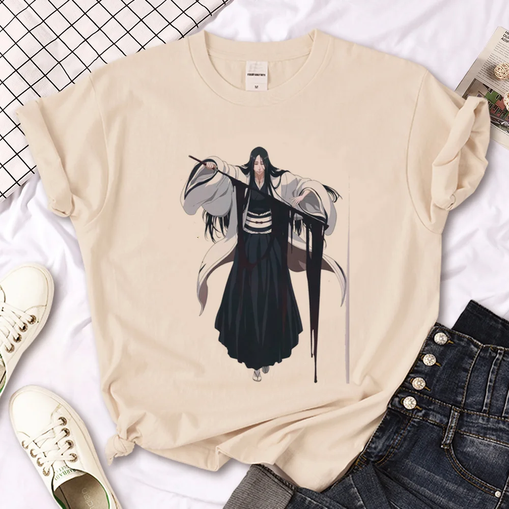 

Bleach top women graphic Tee female streetwear graphic comic clothing